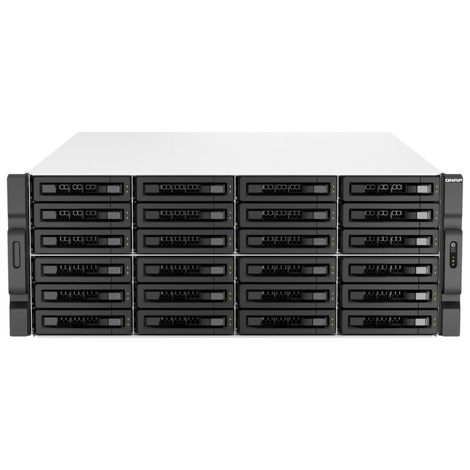 Qnap TS-H3087XU-RP NAS Armadio 4U Collegamento Ethernet LAN Nero-Bianco E-2378