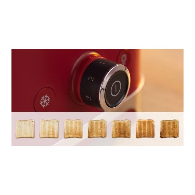 Bosch TAT4M224 Tostapane 2 Fette 950W Rosso