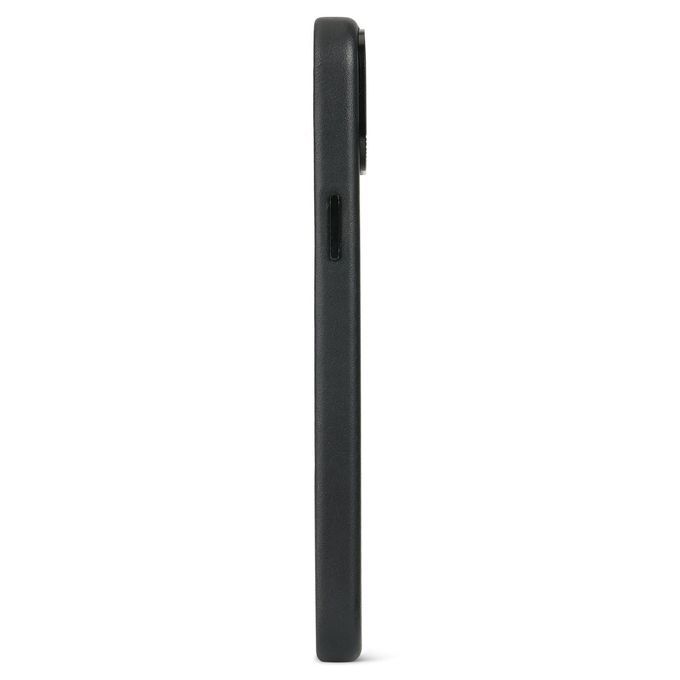 Decoded cover posteriore pelle per iPhone 15 Plus nero