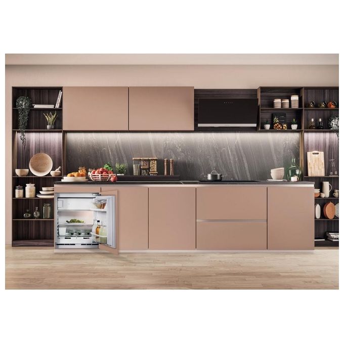 Hotpoint Frigorifero Incasso, 63.2x88 cm, 126 Litri, Grigio