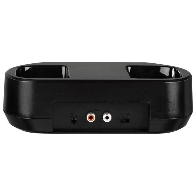 Thomson WHP3001BK Cuffia a Padiglione con Base Wireless Nero