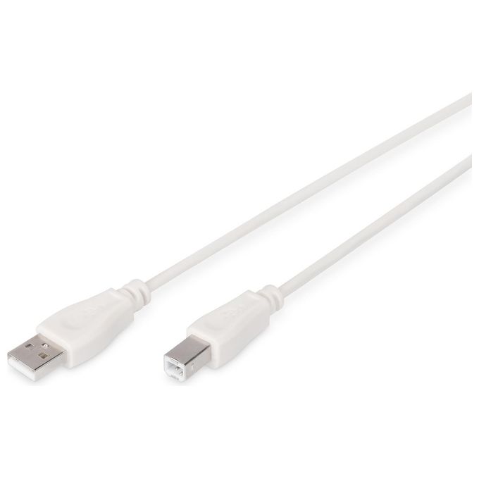 Digitus cavo usb 2.0  connettori  a-b - lunghezza mt. 3