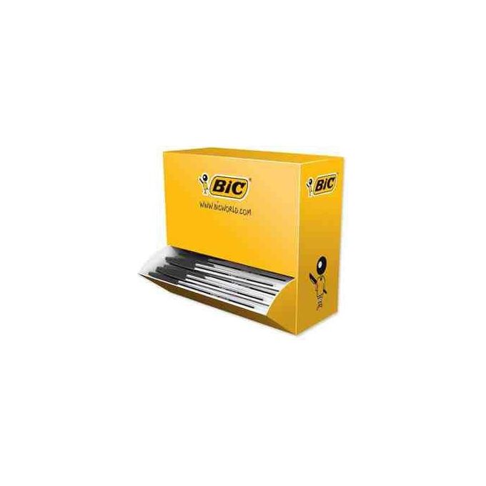 BIC 896040 Cristal Medium Penna a sfera Punta Media 1 mm Linea 0,4 mm Fermaglio Sì Tappo Ventilato Senza PVC colore Nero