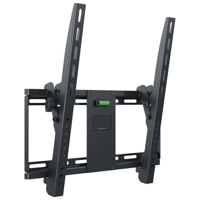 Itb Staffa a Parete Inclinabile Vesa Max 400x400 per Tv e Monitor 32 a 47 Nera