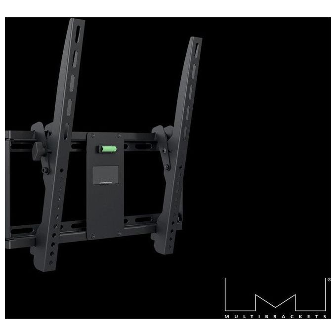 Itb Staffa a Parete Inclinabile Vesa Max 400x400 per Tv e Monitor 32 a 47 Nera