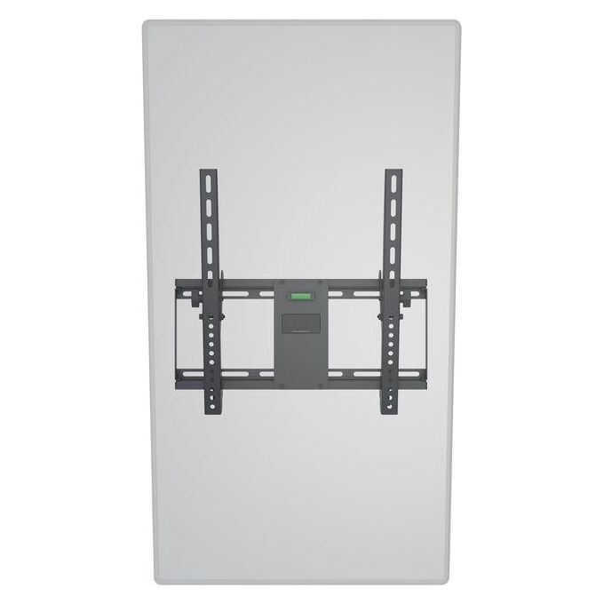 Itb Staffa a Parete Inclinabile Vesa Max 400x400 per Tv e Monitor 32 a 47 Nera