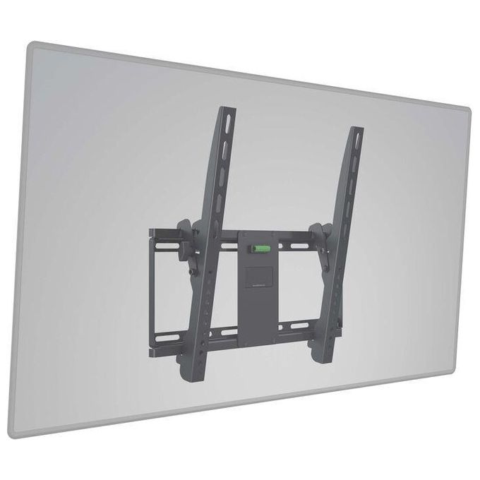 Itb Staffa a Parete Inclinabile Vesa Max 400x400 per Tv e Monitor 32 a 47 Nera