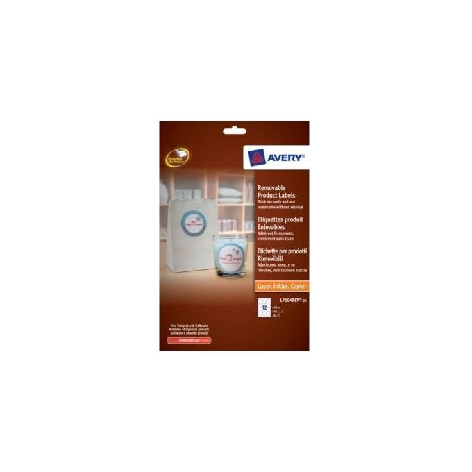 Avery Etich. Rimov. Rotonde Diam.60 20ff