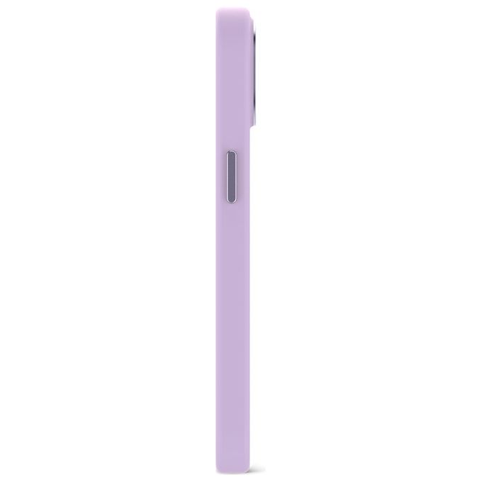 Decoded AntiMicrobial Silicone Cover Posteriore per iPhone 15 Plus Lavanda
