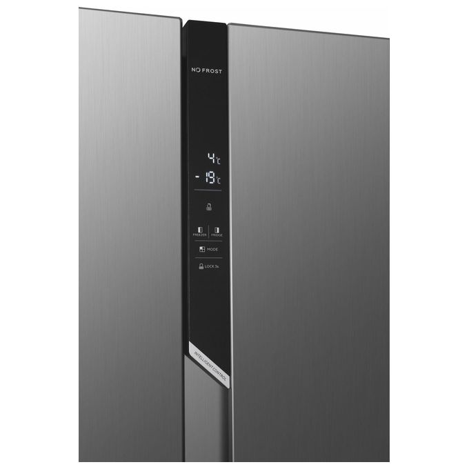 Candy CHSVN-174X Frigorifero Side-by-Side Libera Installazione 532 Litri Classe Energetica E Acciaio Inox