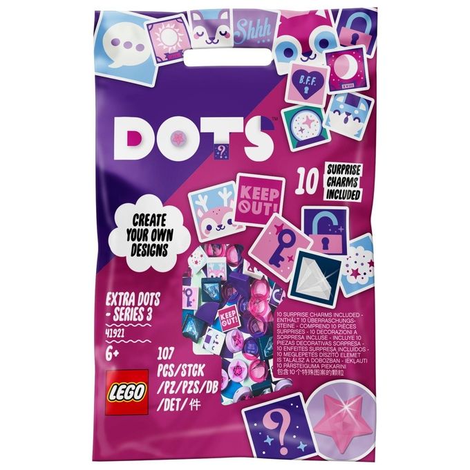 LEGO Dots Extra Set di Elementi Decorativi DIY Serie 3