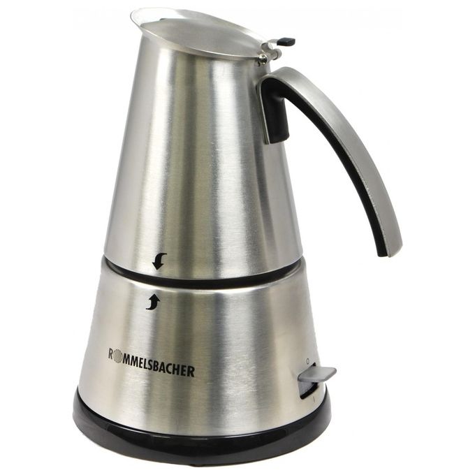 Rommelsbacher Espresso Maker deLuxe Acciaio Inox EKO366-E