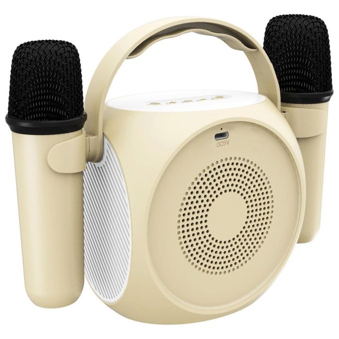 Celly Speaker Wireless con Due Microfoni e Luci RGB