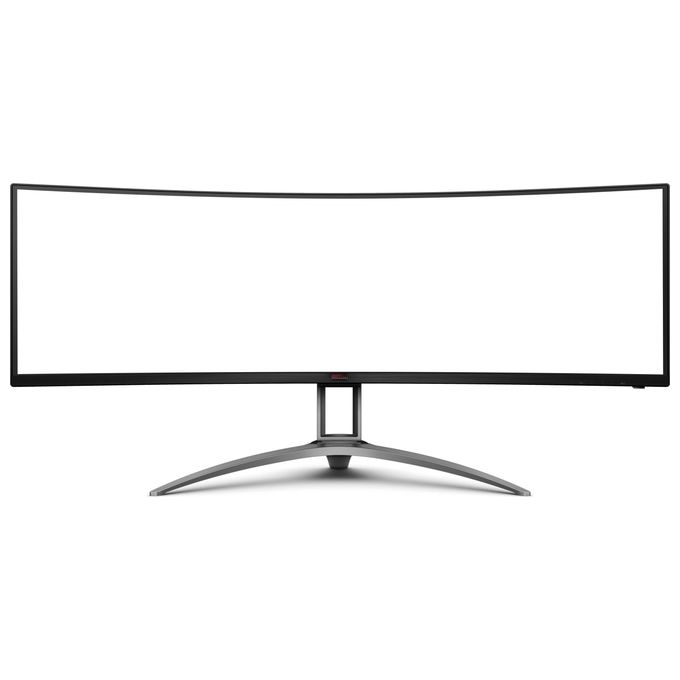 AOC Monitor 49'' LED VA Curvo Gaming Agon AG493UCX2 5120x1440 Quad HD Tempo di Risposta 4 ms Frequenza di Aggiornamento 165 (Hz)