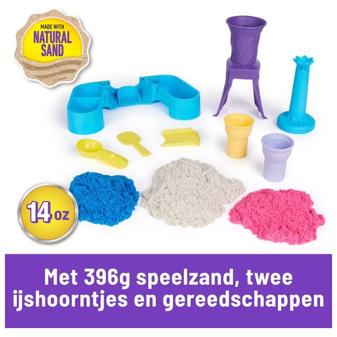 Spin Master Sabbia Creativa Kinetic Sand Gelateria Colorata