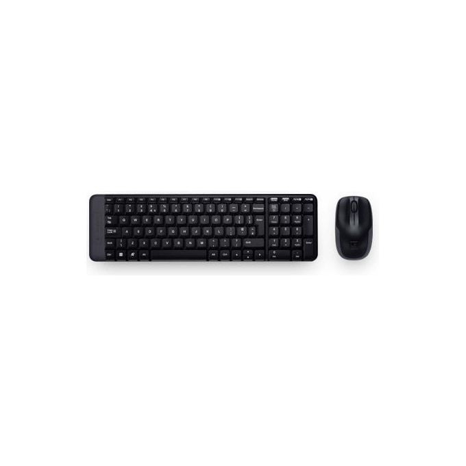 Logitech Wireless Combo MK220 Set Mouse e Tastiera senza Fili 2.4 GHz Spagnola