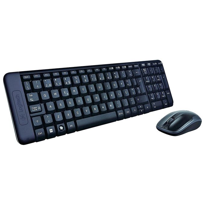 Logitech Wireless Combo MK220 Set Mouse e Tastiera senza Fili 2.4 GHz Spagnola