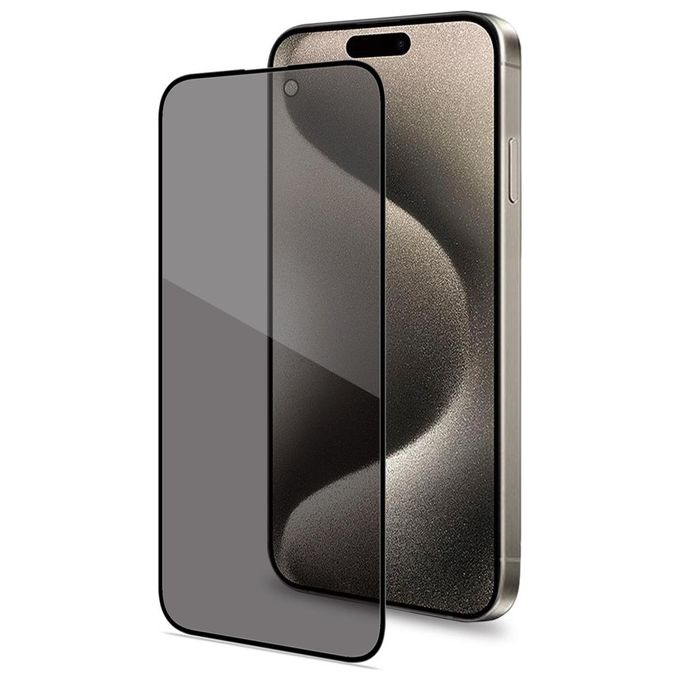 Celly Privacy Full per iPhone 16 Nero
