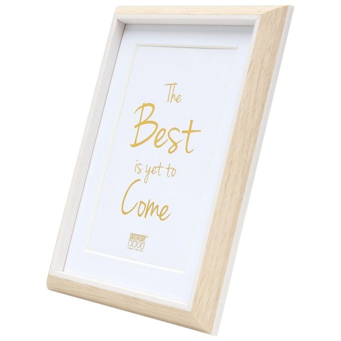 Deknudt S46WG4 P1 Cornice Portafoto 30x40cm in Plastica Bianco
