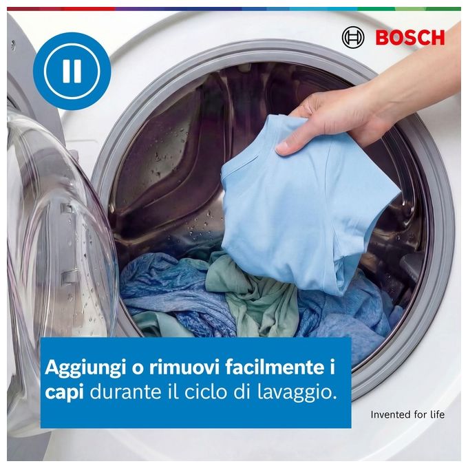Bosch serie 2 WGE0241H Lavatrice a carica frontale 7Kg 1400 giri classe A  848x598x588 Bianco