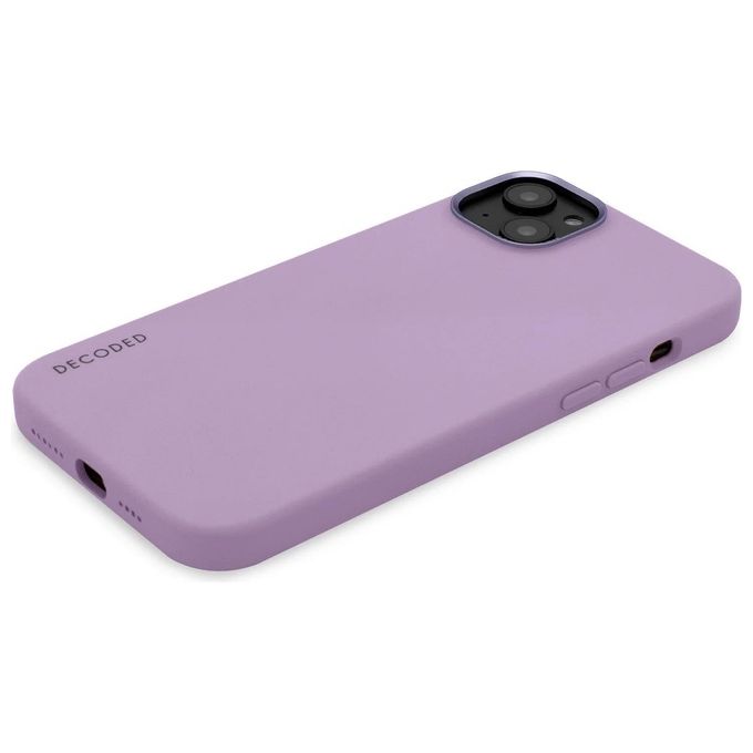 Decoded AntiMicrobial Silicone BackCover per iPhone 14 Plus Lavender