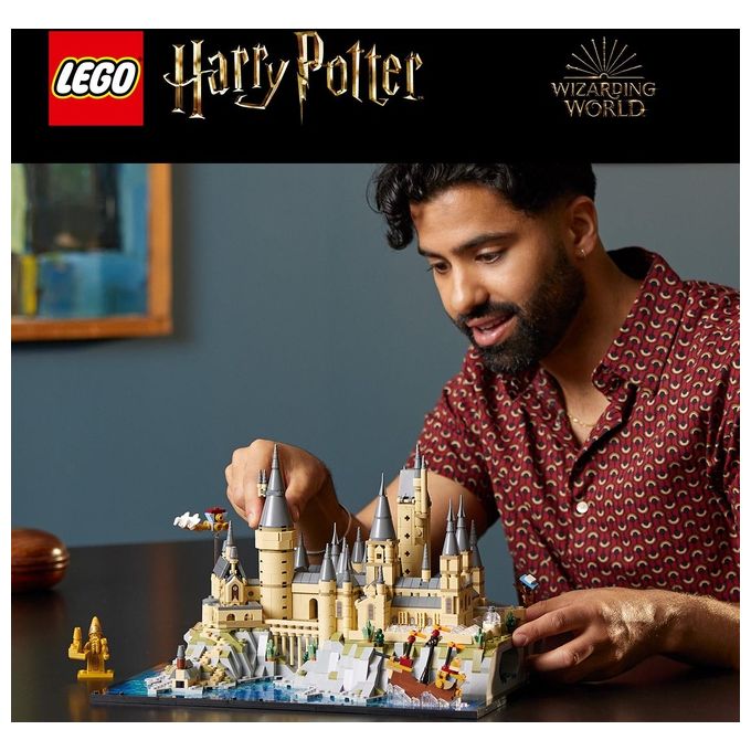 LEGO Harry Potter 76419 Castello e Parco di Hogwarts, Grande Set con Torre dell'Astronomia, Sala Grande e Camera dei Segreti
