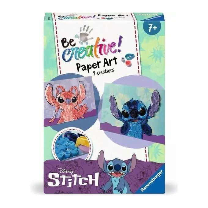 Ravensburger Gioco Creativo Be Creative Paper Art 2 Creations Stitch