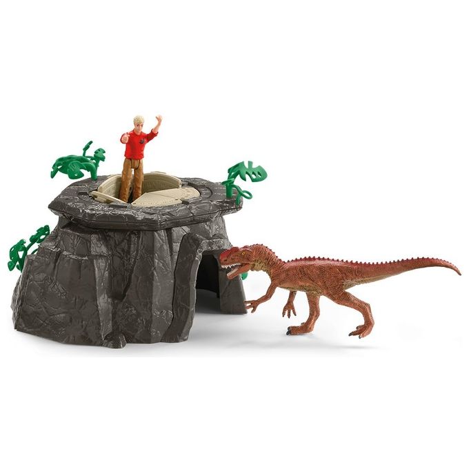 Schleich 42656 Dinosaurs Mega Set Conquista del Tempio dei Dinosauri 169 pezzi colore Multicolore
