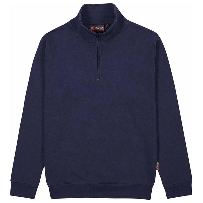 Upower Felpa Zip Corta Deep Blue Taglia S Tautra