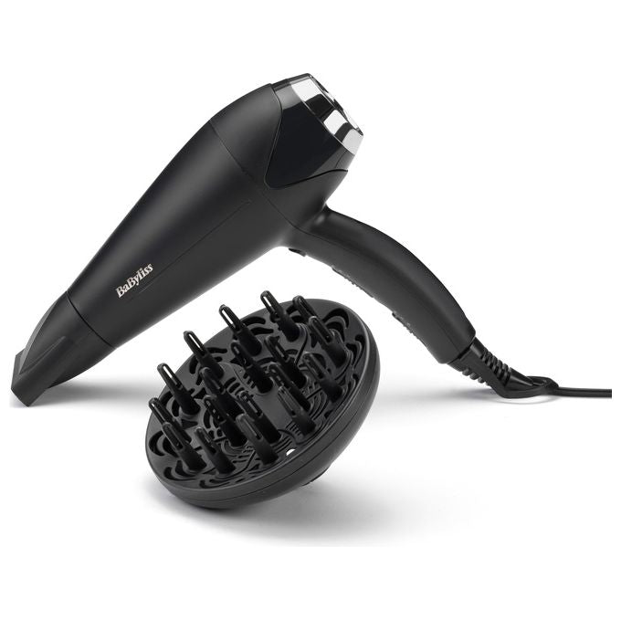 BaByliss D572DE Asciugacapelli Turbo Smooth 2200W Nero