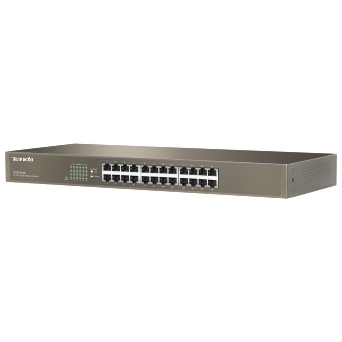 Tenda TEG1024G Switch di Rete Non Gestito Blu
