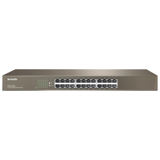 Tenda TEG1024G Switch di Rete Non Gestito Blu
