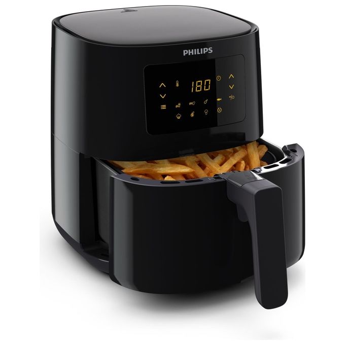 Philips HD9252-90 Serie 3000 Friggitrice ad Aria 4,1 Litri 1400W Tecnologia Rapid Air Nero