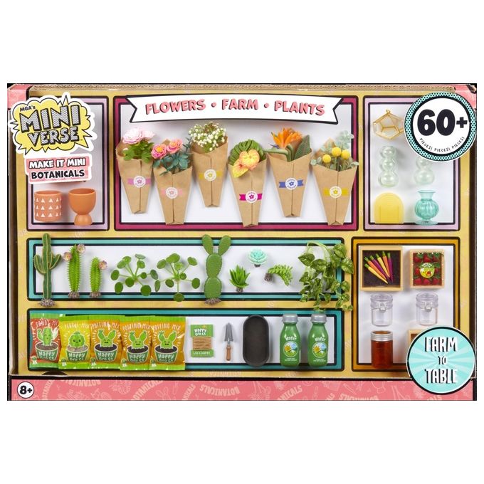MGA Entertainment Botanicals Playset Miniverse Make It Mini Botanicals