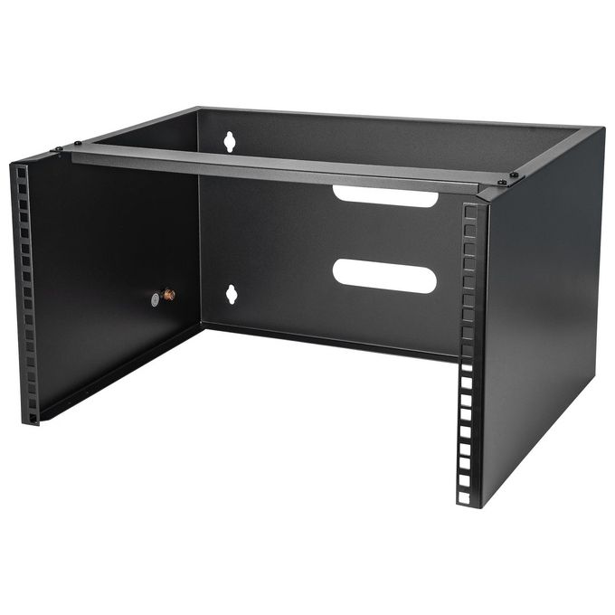 StarTech Staffa per montaggio a parete 30 cm 6U per quadri per prese