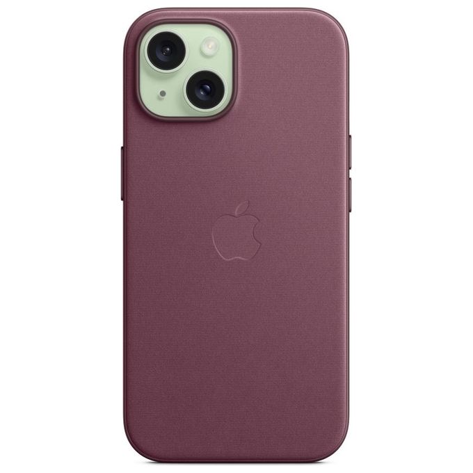 Apple Custodia MagSafe in Tessuto FineWoven per iPhone 15 Gelso ​​​​​​​