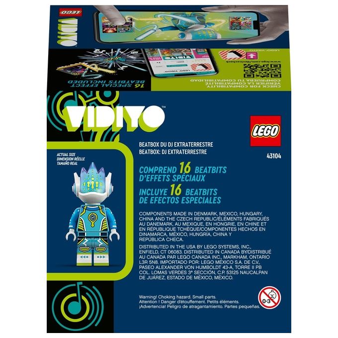 LEGO Vidiyo Alien Dj BeatBox Creatore Video Musicali con Alieno