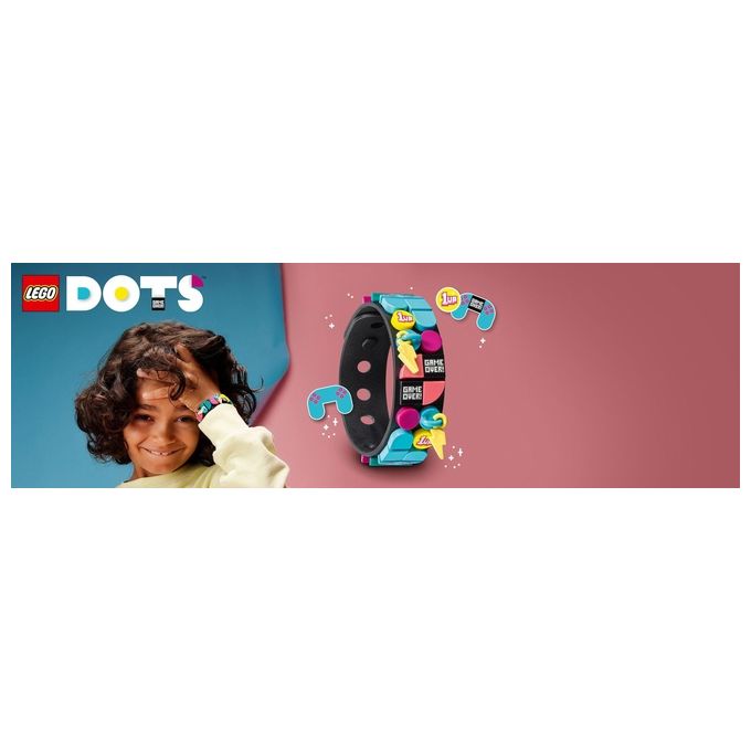 LEGO Dots Gamer Braccialetto con Ciondoli