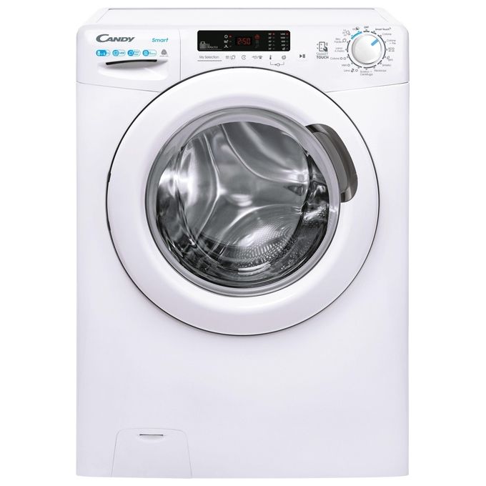 Candy  Smart CSWS 4852DE-1-1 Lavasciuga 8-5 Kg 1400 giri classe D 15+1 programmi funzione vapore asciugatura rapida Smart Check up NFC bianco 60x53x85