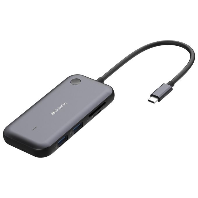 Verbatim Share my Screen Adattatore per Display Wireless USB-C 1080P con Hub