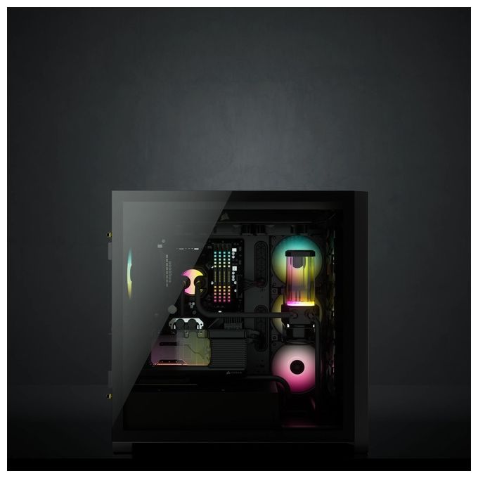 Corsair iCUE 5000X Middle Tower Vetro Temperato No-Power minITX-mATX-ATX