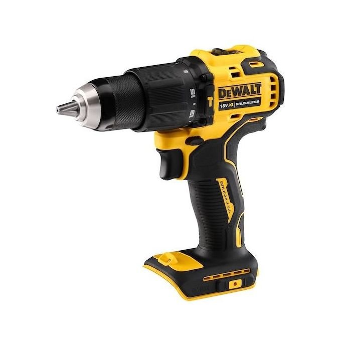 DeWALT DCD709N-XJ Trapano Avvitatore a Impulsi 18 V 2 Velocita' 65 Nm 1650 rpm Tipo Motore Senza Spazzole colore Nero Giallo