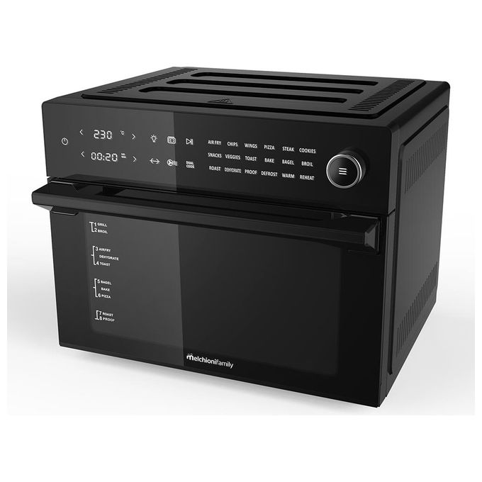 Melchioni Friggitrice Benedetta 1800W 30 Litri Nero