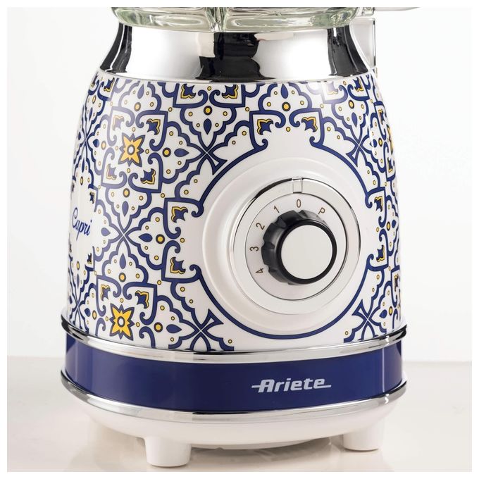 Ariete 00C05830CAR0 Capri Frullatore con Bicchiere Capacita' 1.5 Litri Potenza 1000 Watt 4 Velocita'  Pulse