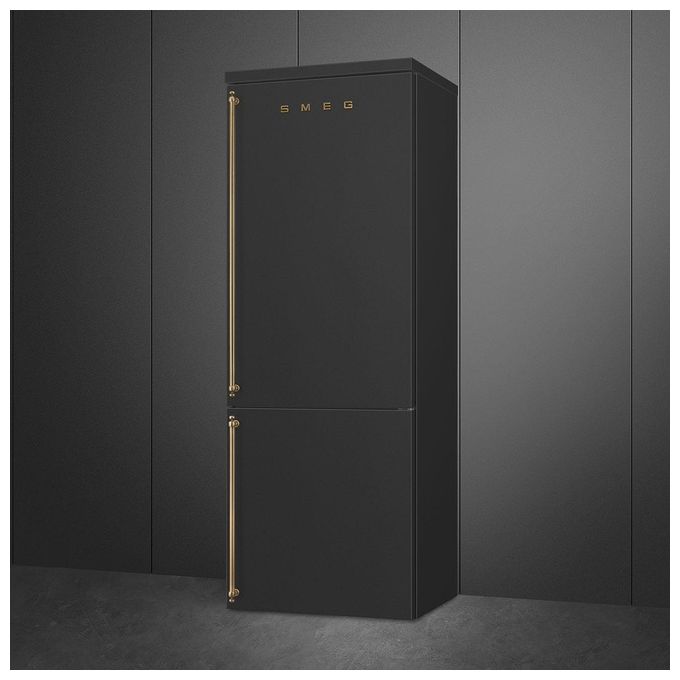 Smeg FA8005RAO5 Estetica Coloniale Frigorifero Combinato Capacita' 481 Litri Classe energetica E (A++) 195,5 cm Total No Frost Cerniera a Destra Antracite