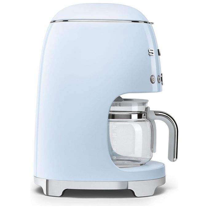 Smeg DCF02PBEU Macchina da Caffe' con Filtro Programmabile 10 Tazze 1050W Azzurro
