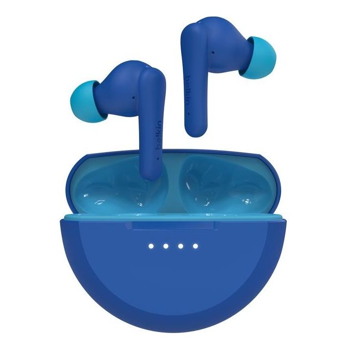 Belkin SoundForm Nano 2 Auricolari Bluetooth per Bambini con Microfono Bluetooth Blu