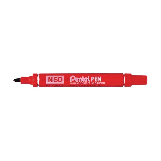 Pentel Cf12 marcatori N50 Punta Tonda Rosso