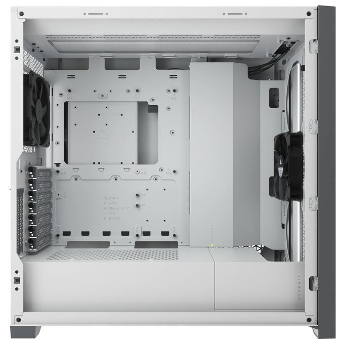Corsair 5000D AirFlow Middle Tower Vetro Temperato No Power minITX-mATX-ATX Bianco