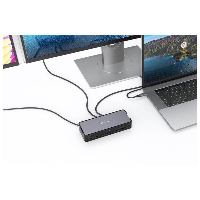 Verbatim CDS-15 Cablato USB 3.2 Gen 1 Type-C Nero-Grigio